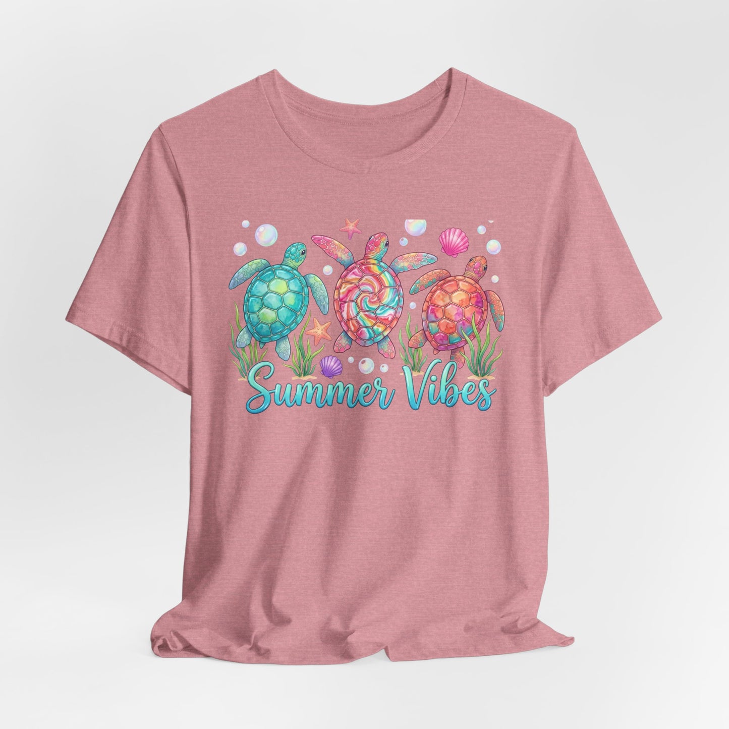 Summer Vibes Turtle Graphic Tee