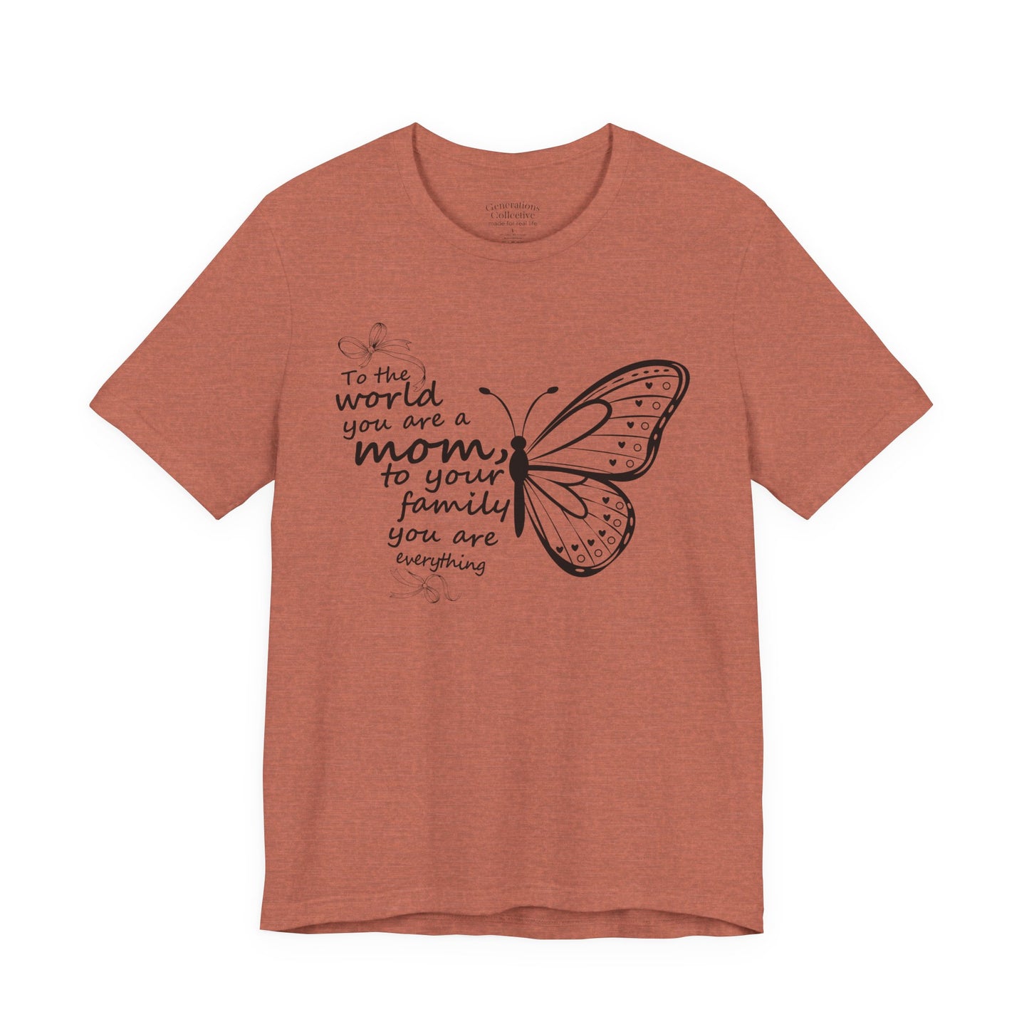 Mother Butterfly Script Graphic Tee