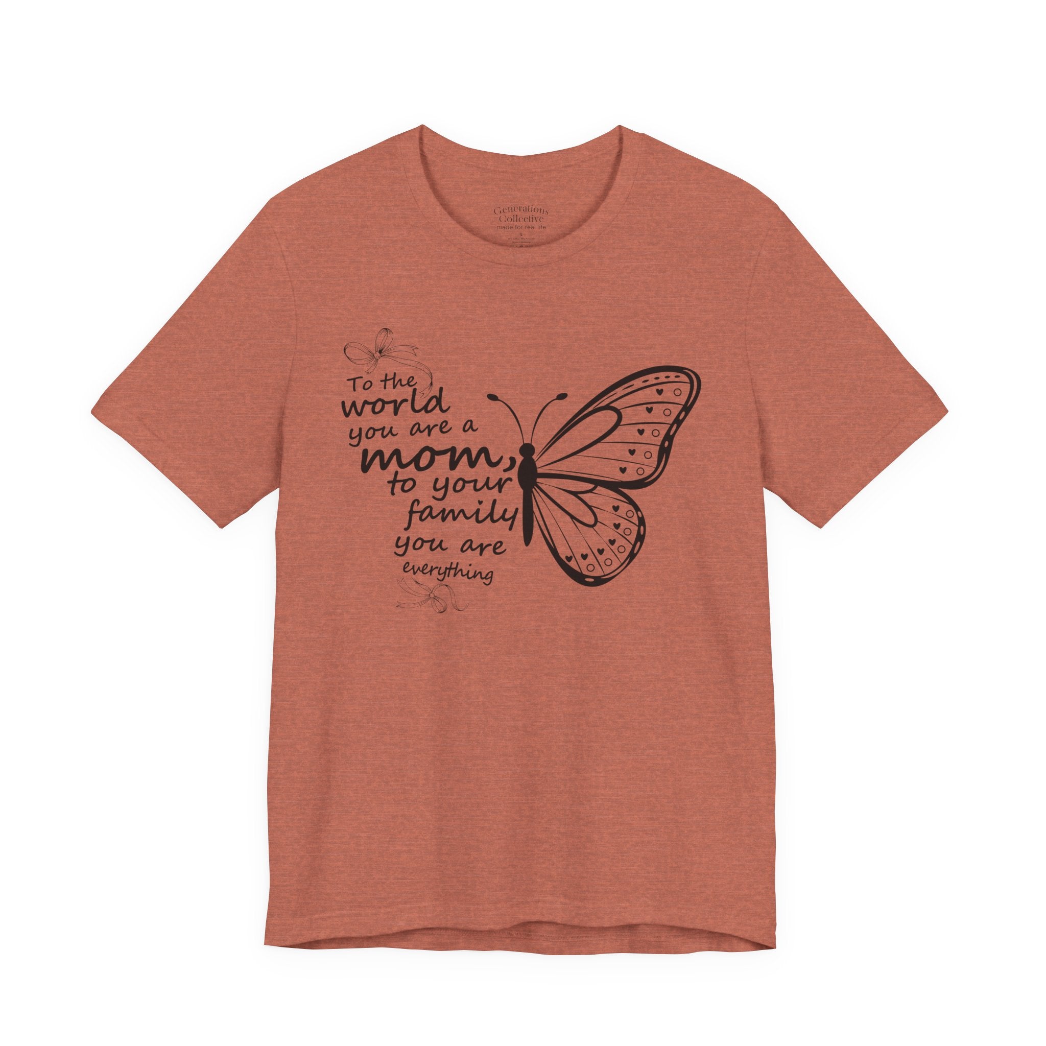 Mother Butterfly Script Graphic Tee