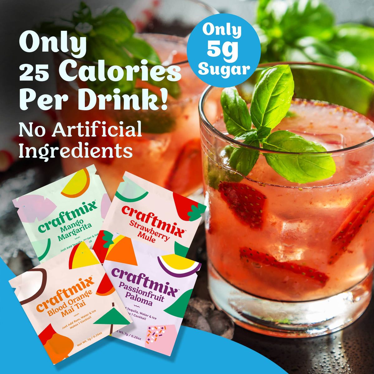 Cocktail & Mocktail Mixer Variety Pack