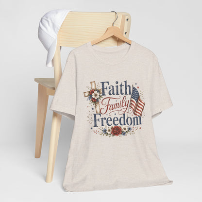 Faith Family Freedom Graphic Tee