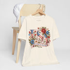 USA Floral Flag 250 Years Graphic Tee