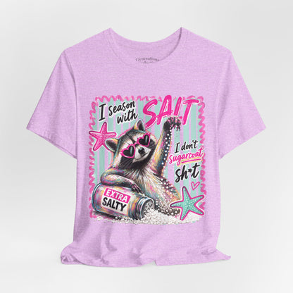 Seasoned With Salt Raccoon Graphic Tee