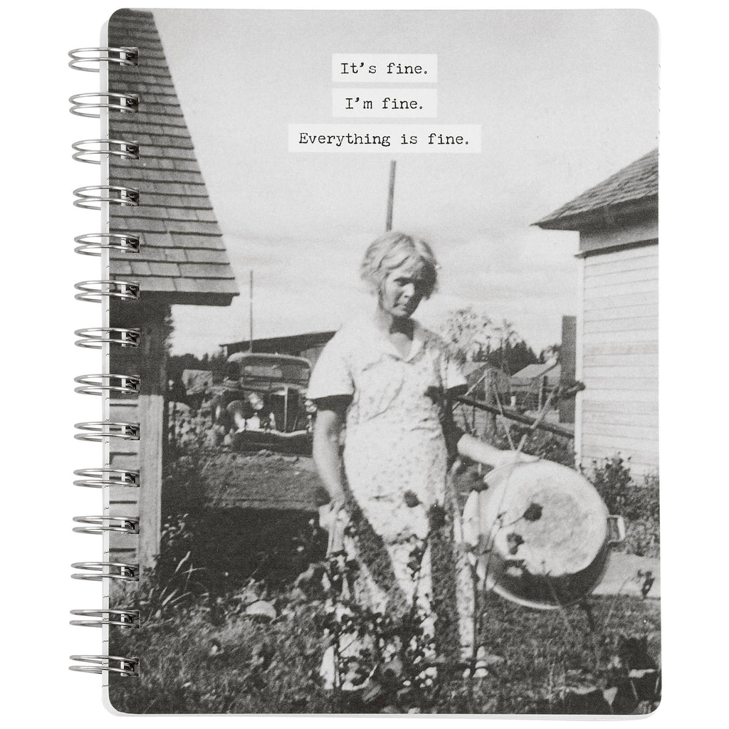 It's Fine I'm Fine Spiral Notebook