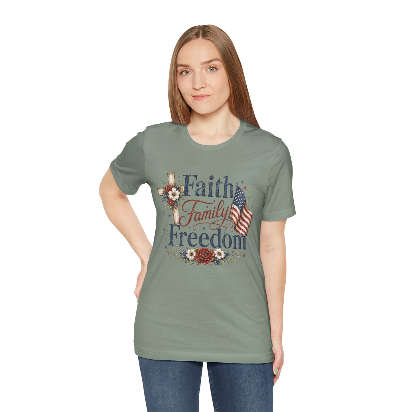 Faith Family Freedom Graphic Tee