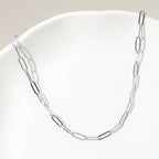 Silver Lining Paperclip Necklace