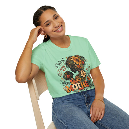 Mother Child Floral Vintage Graphic Tee