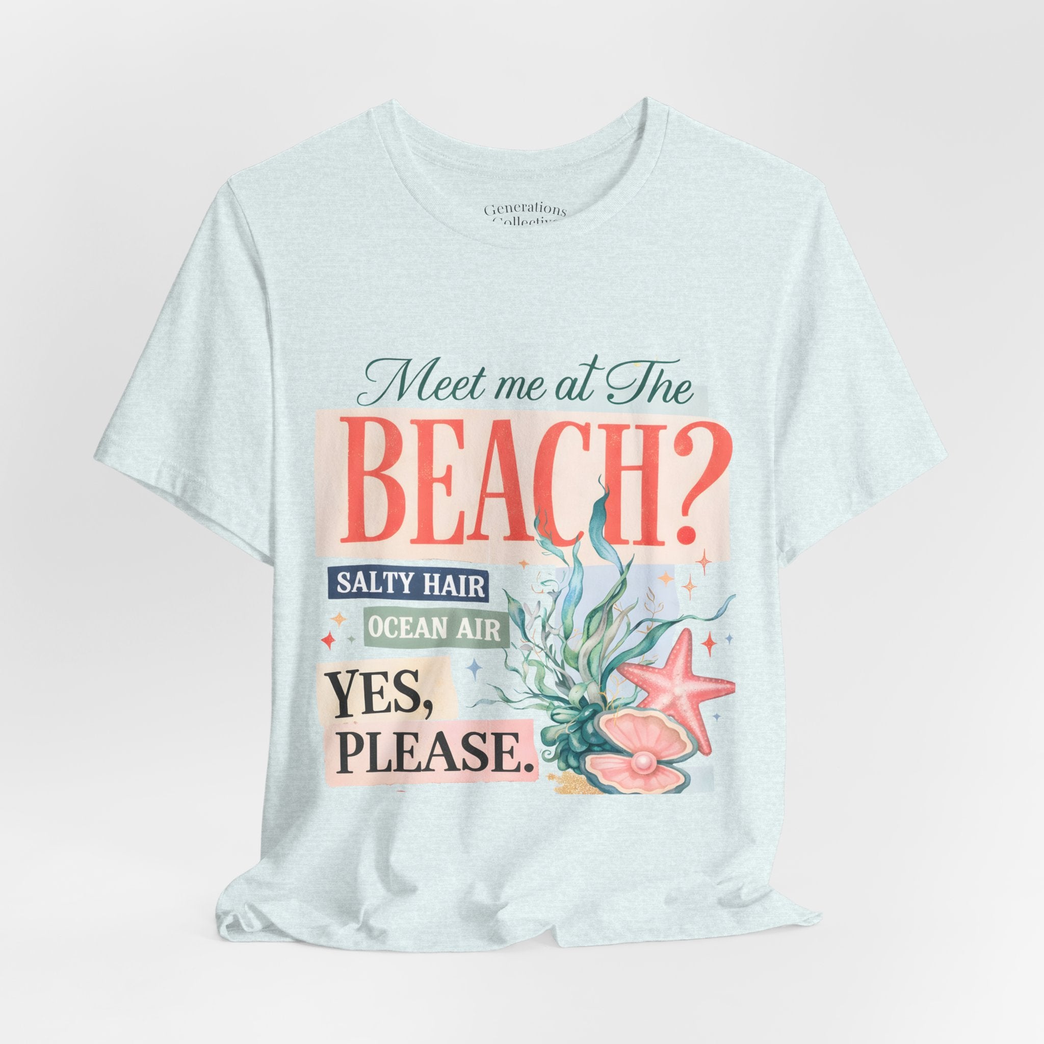 Meet Me At The Beach Coastal Tee
