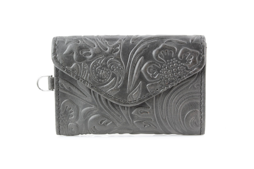Wildflower Trails Mini Leather Wristlet
