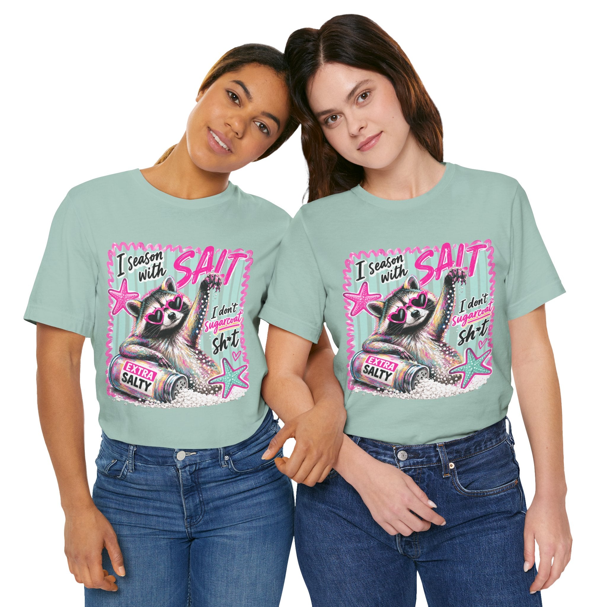 Seasoned With Salt Raccoon Tee