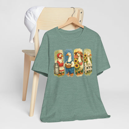 Porch Goose Parade Graphic Tee