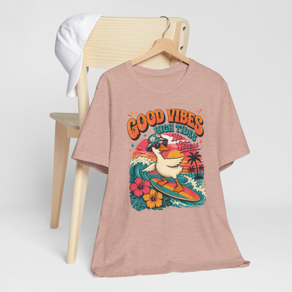 Good Vibes High Tides Goose Graphic Tee
