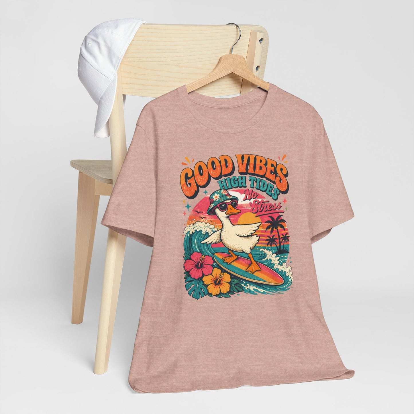 Good Vibes High Tides Goose Graphic Tee