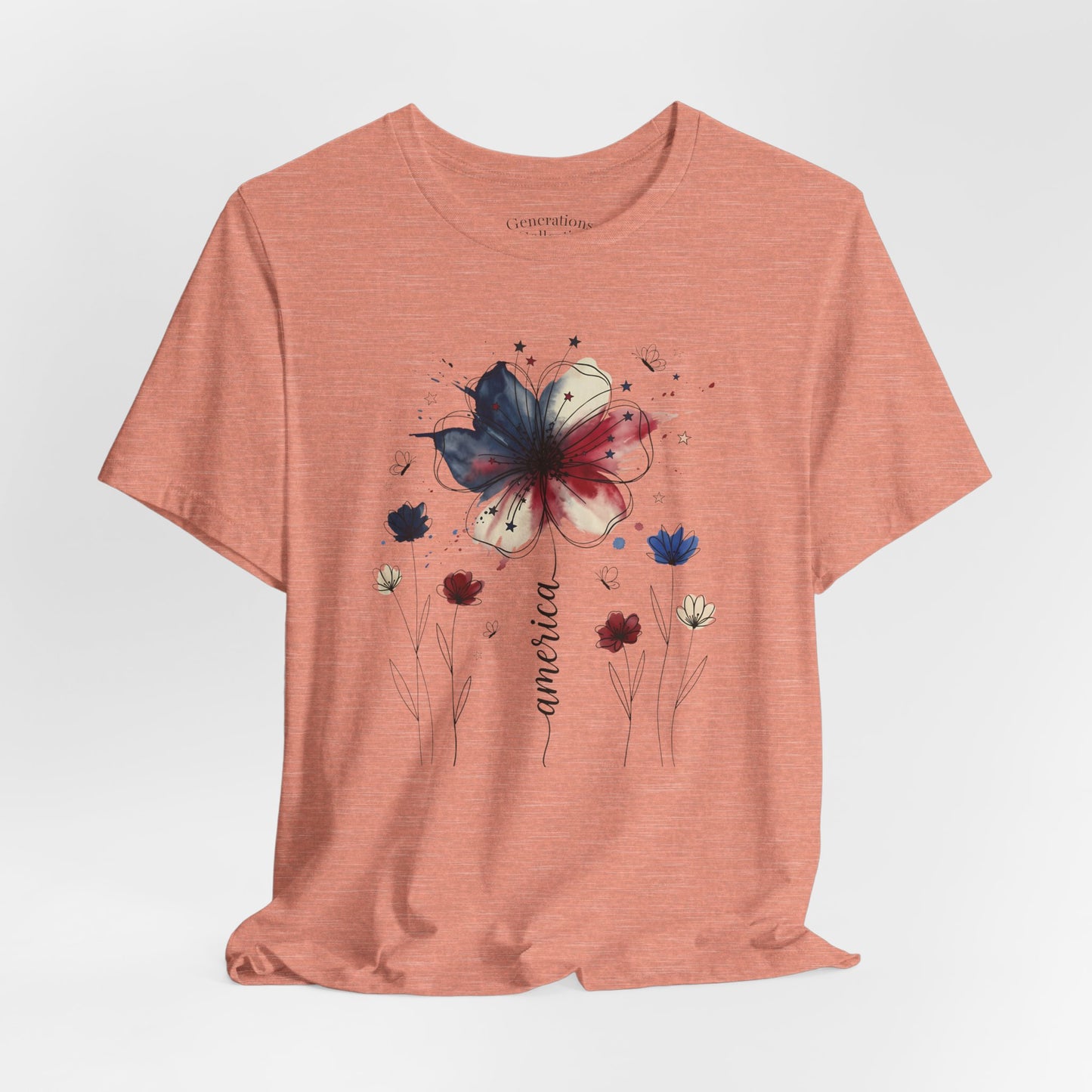 America Bloom Graphic Tee