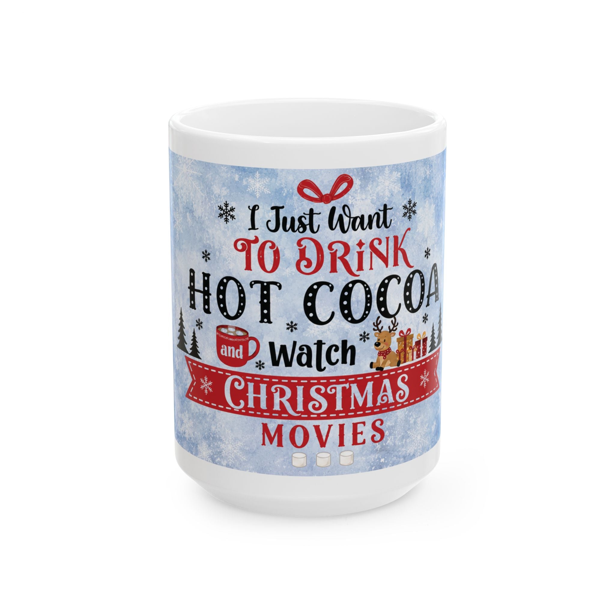 Hot Cocoa & Christmas Movies Mug