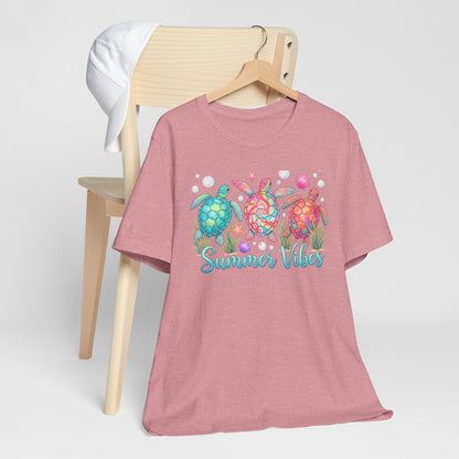 Summer Vibes Turtle Graphic Tee