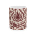 Cranberry Nutcracker Toile Mug