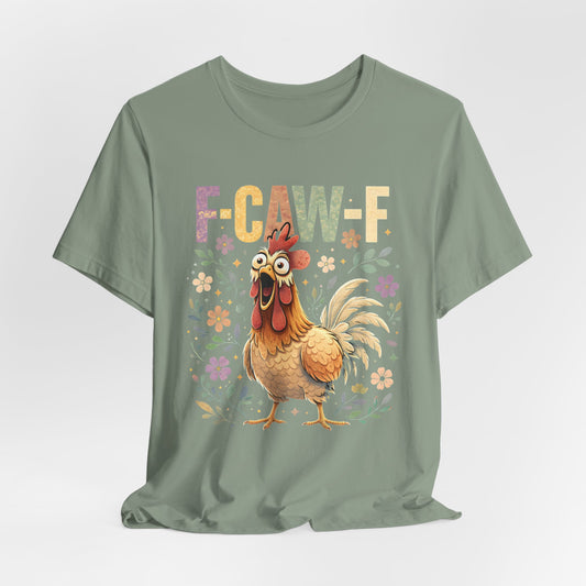 Rooster Floral F-CAW-F Graphic Tee