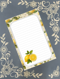 Lemon Drop Notepad