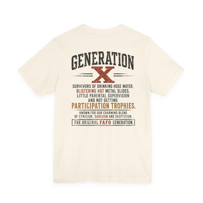 Generation X "We Don’t Care" Graphic Tee