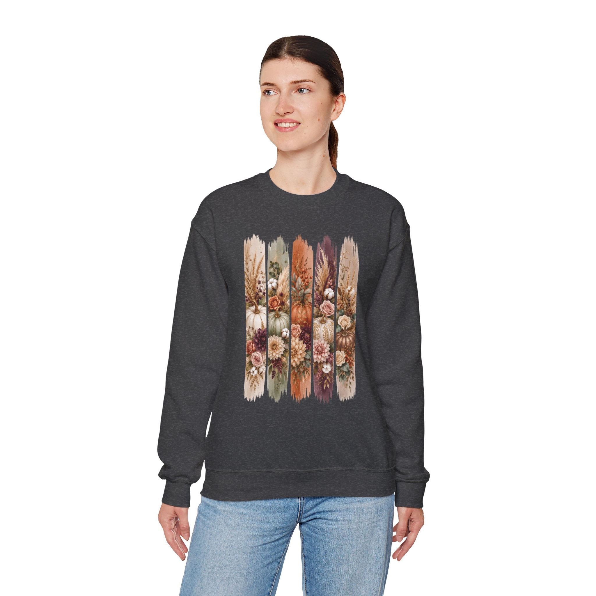 Autumn Harvest Brushstroke Sweatshirt