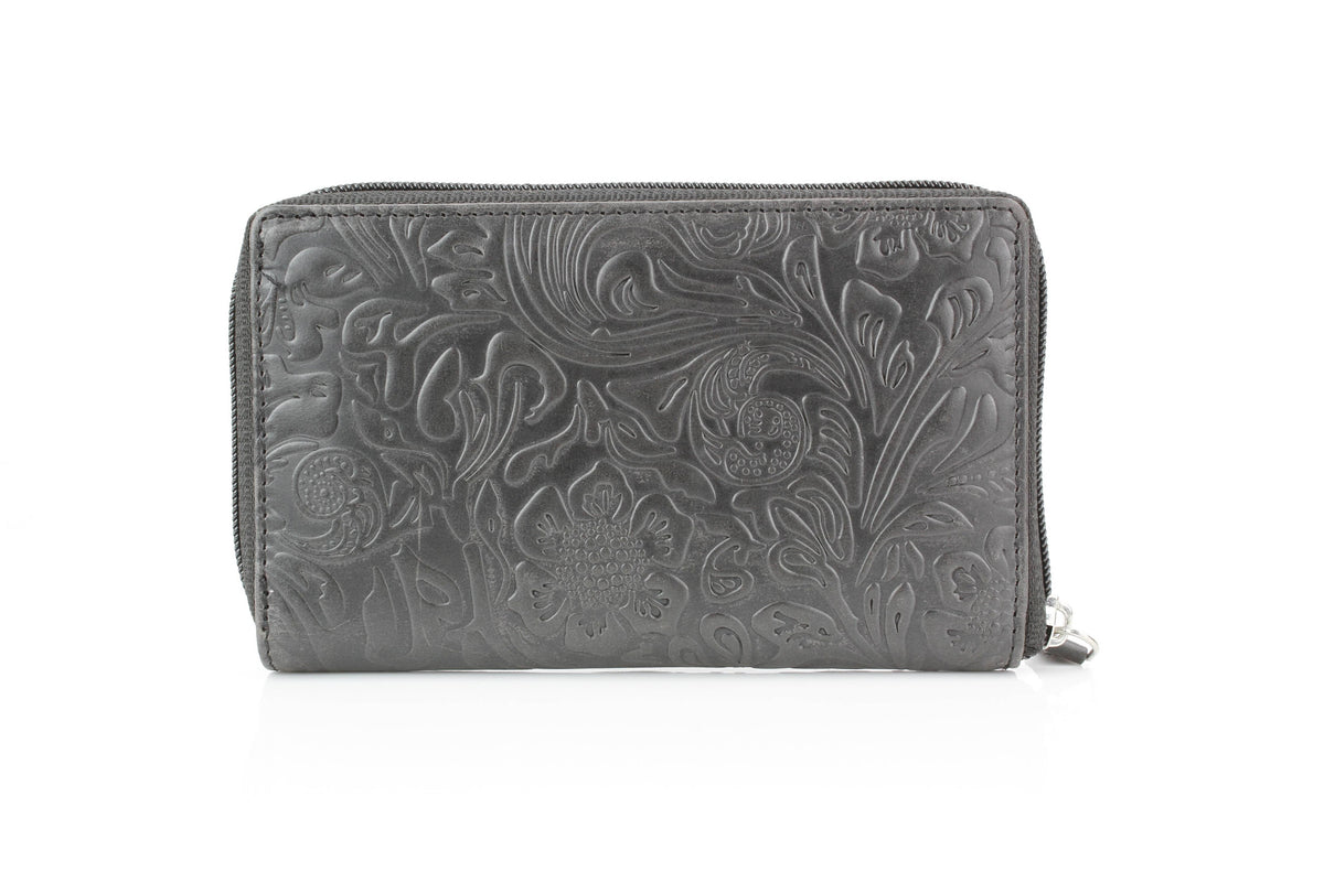 Wildflower Trails Zip-Around Wallet