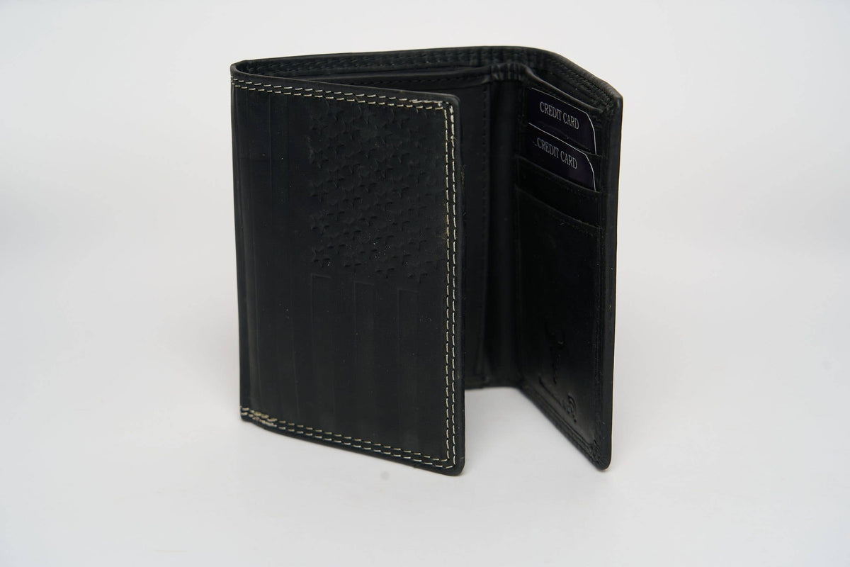 Stars & Stripes RFID Leather Wallet