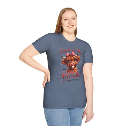 Apparently I Have An Attitude Graphic Tee