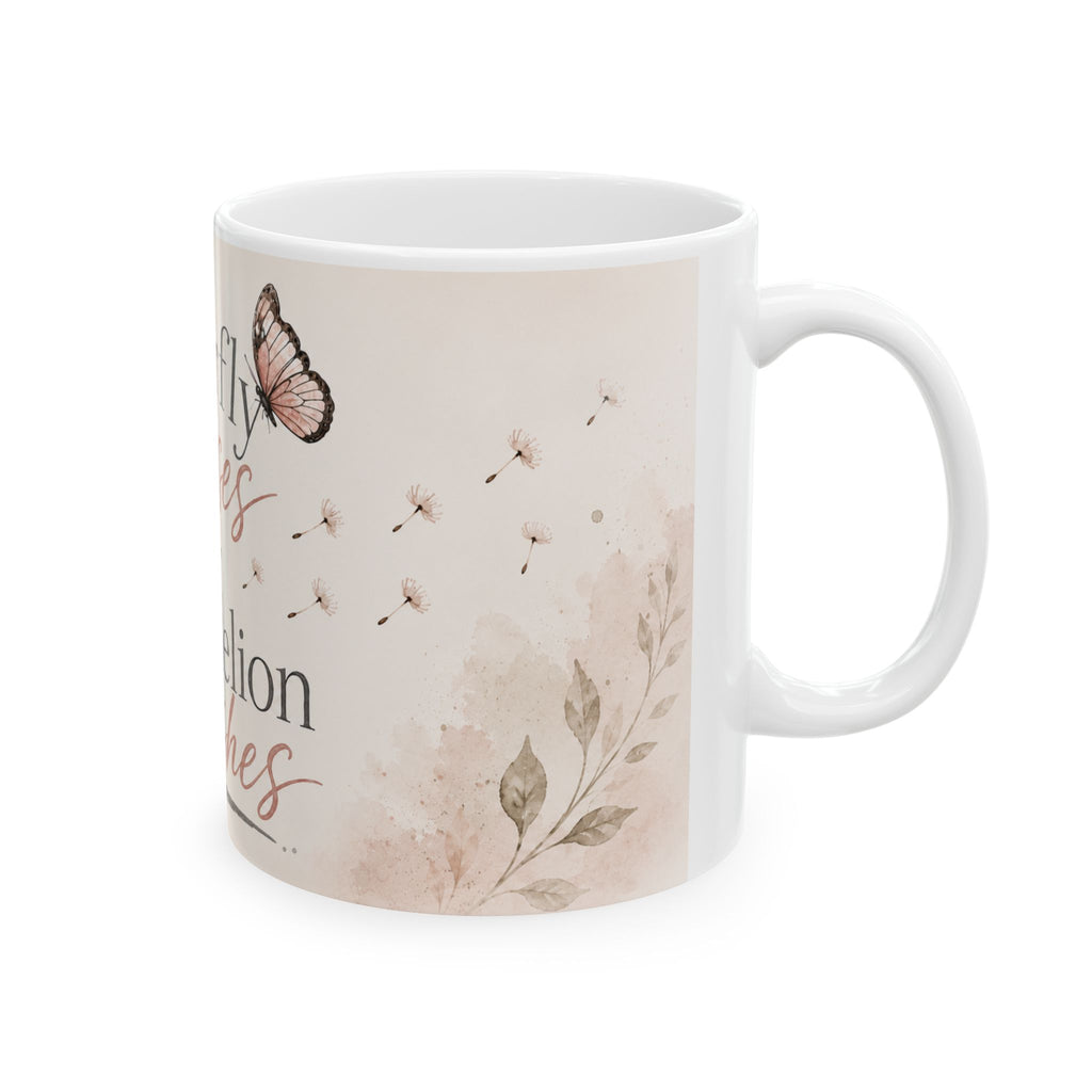 Butterfly Kisses & Dandelion Wishes Mug