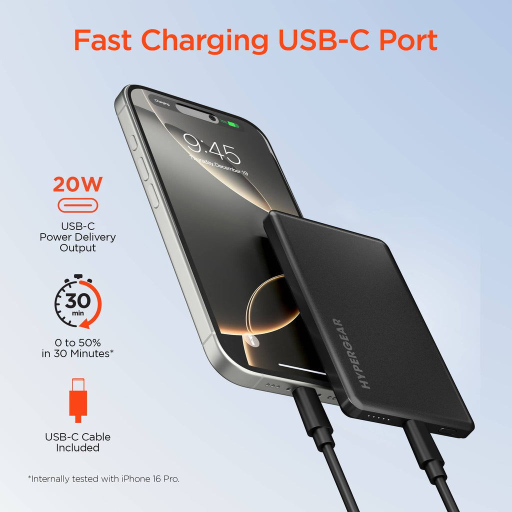 Snap & Go 5K Magnetic Power Bank