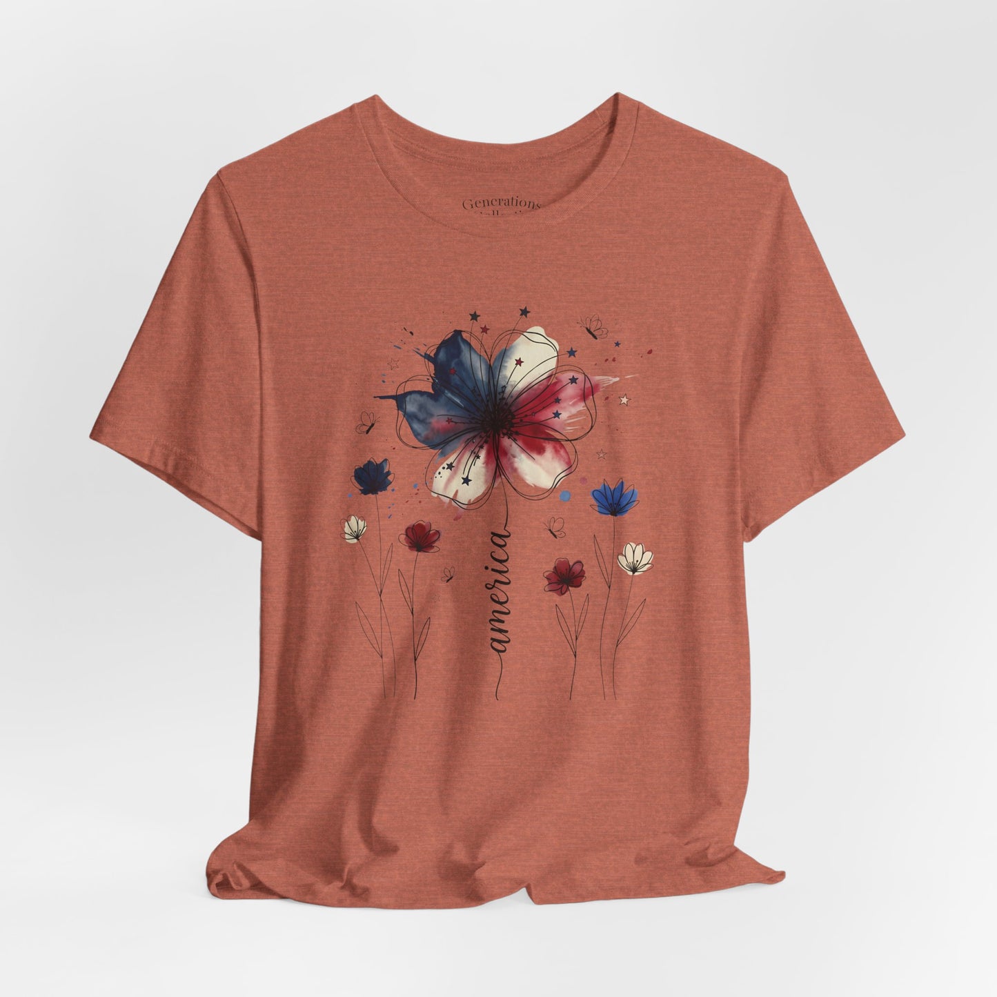 America Bloom Graphic Tee