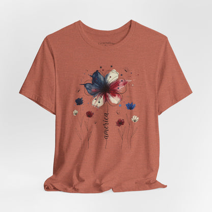 America Bloom Graphic Tee