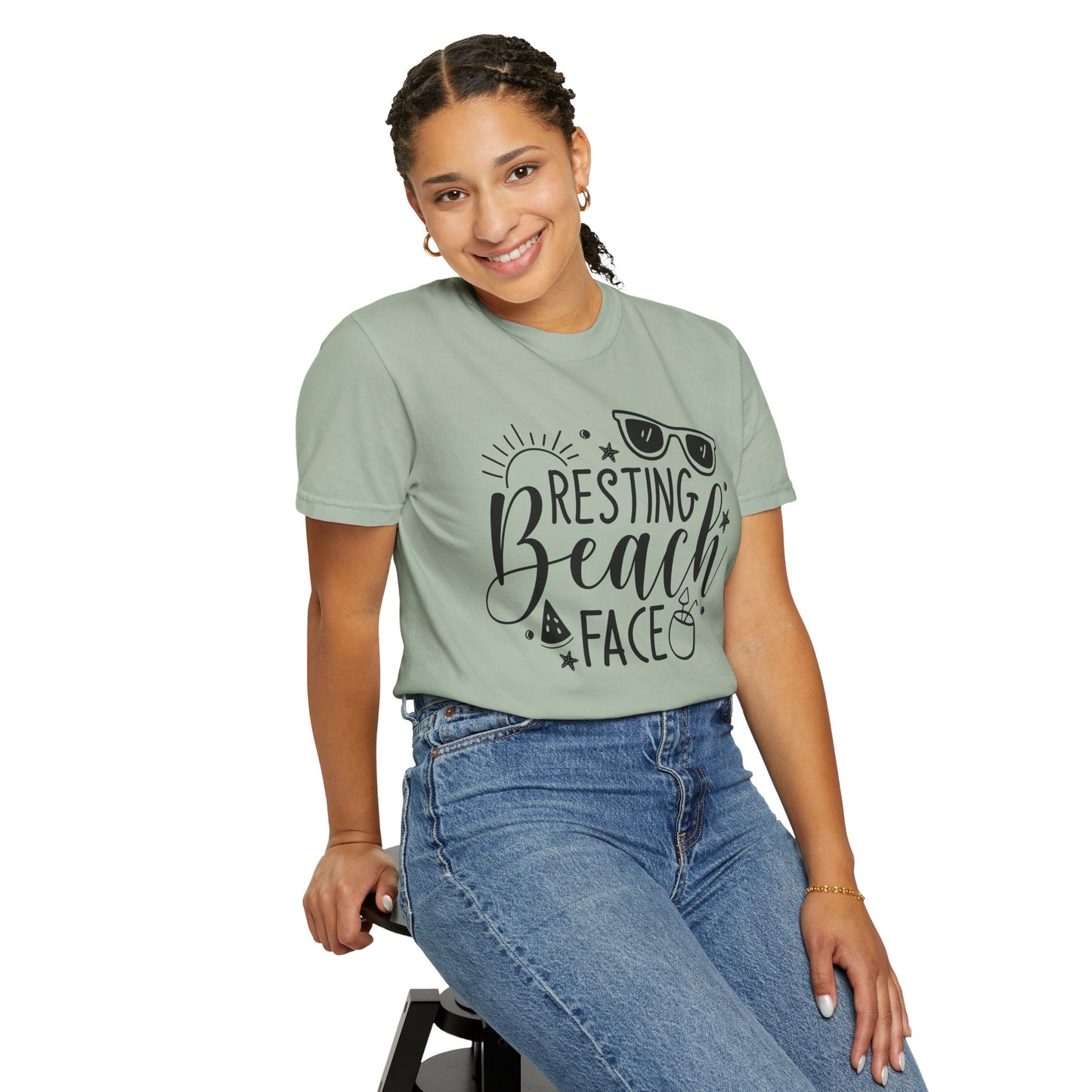 Resting Beach Face Tee