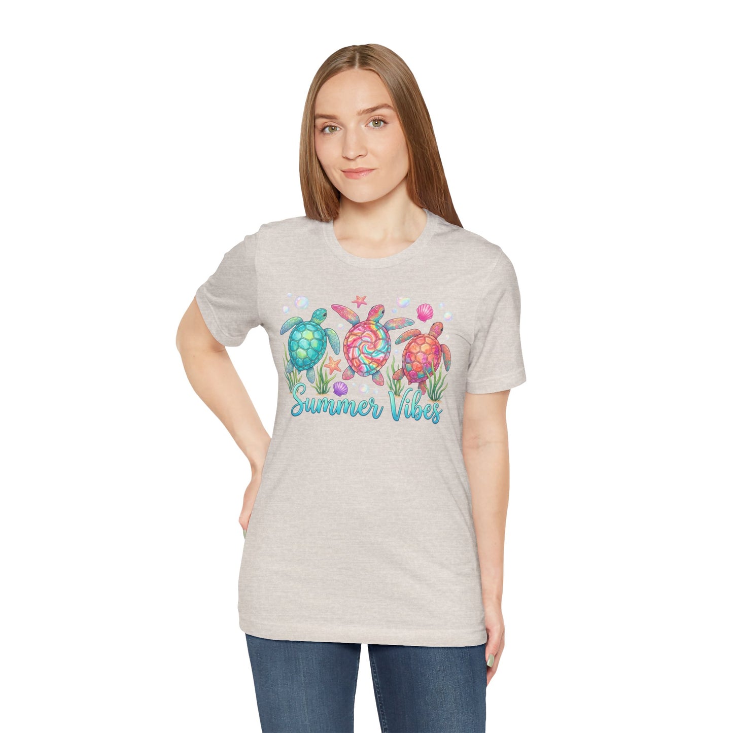 Summer Vibes Turtle Graphic Tee