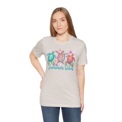 Summer Vibes Turtle Graphic Tee