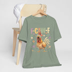 Rooster Floral F-CAW-F Graphic Tee