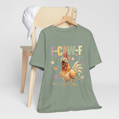 Rooster Floral F-CAW-F Graphic Tee