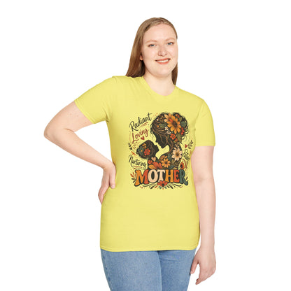 Mother Child Floral Vintage Graphic Tee