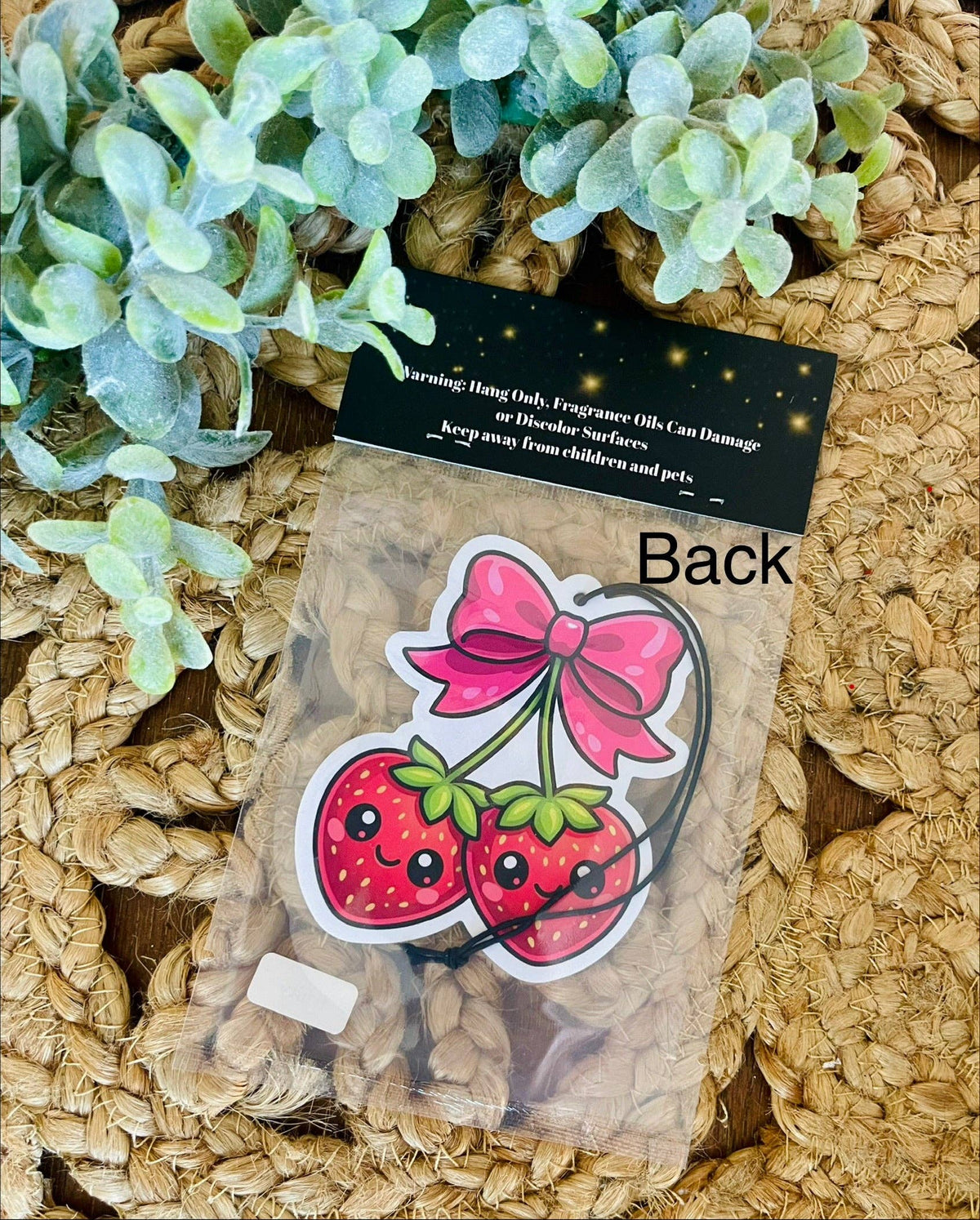 Strawberry Cherries Car Air Freshener