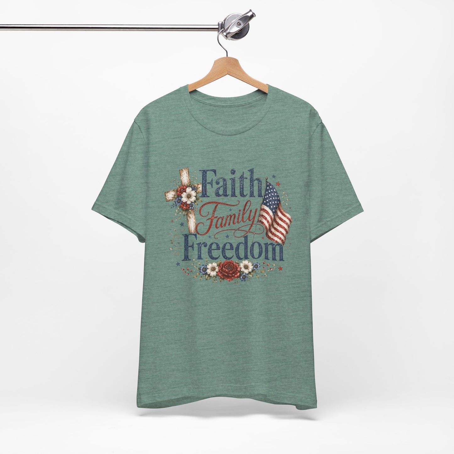 Faith Family Freedom Graphic Tee