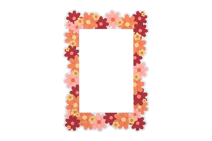 Flower Power Magnetic Fridge Frame