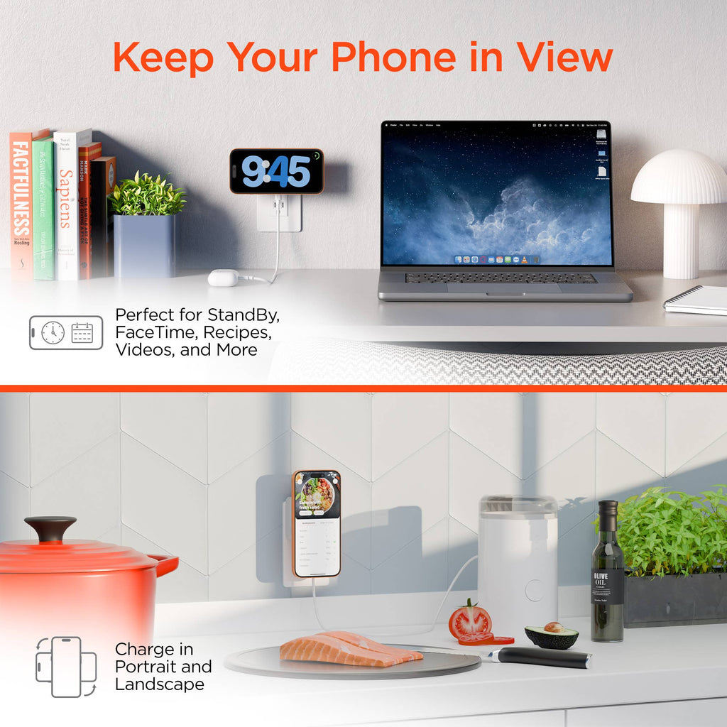 Power Up 3-in-1 Magnetic Wall Charger