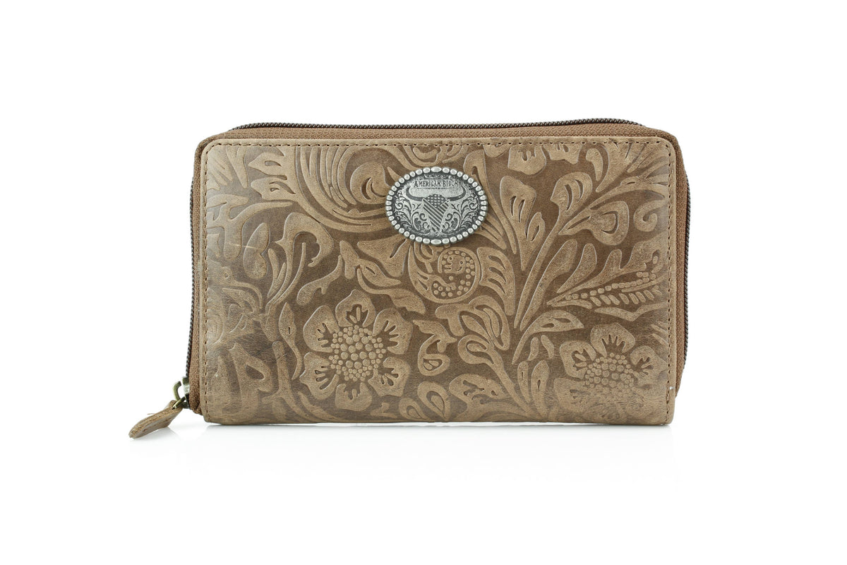 Wildflower Trails Zip-Around Wallet