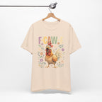 Rooster Floral F-CAW-F Graphic Tee