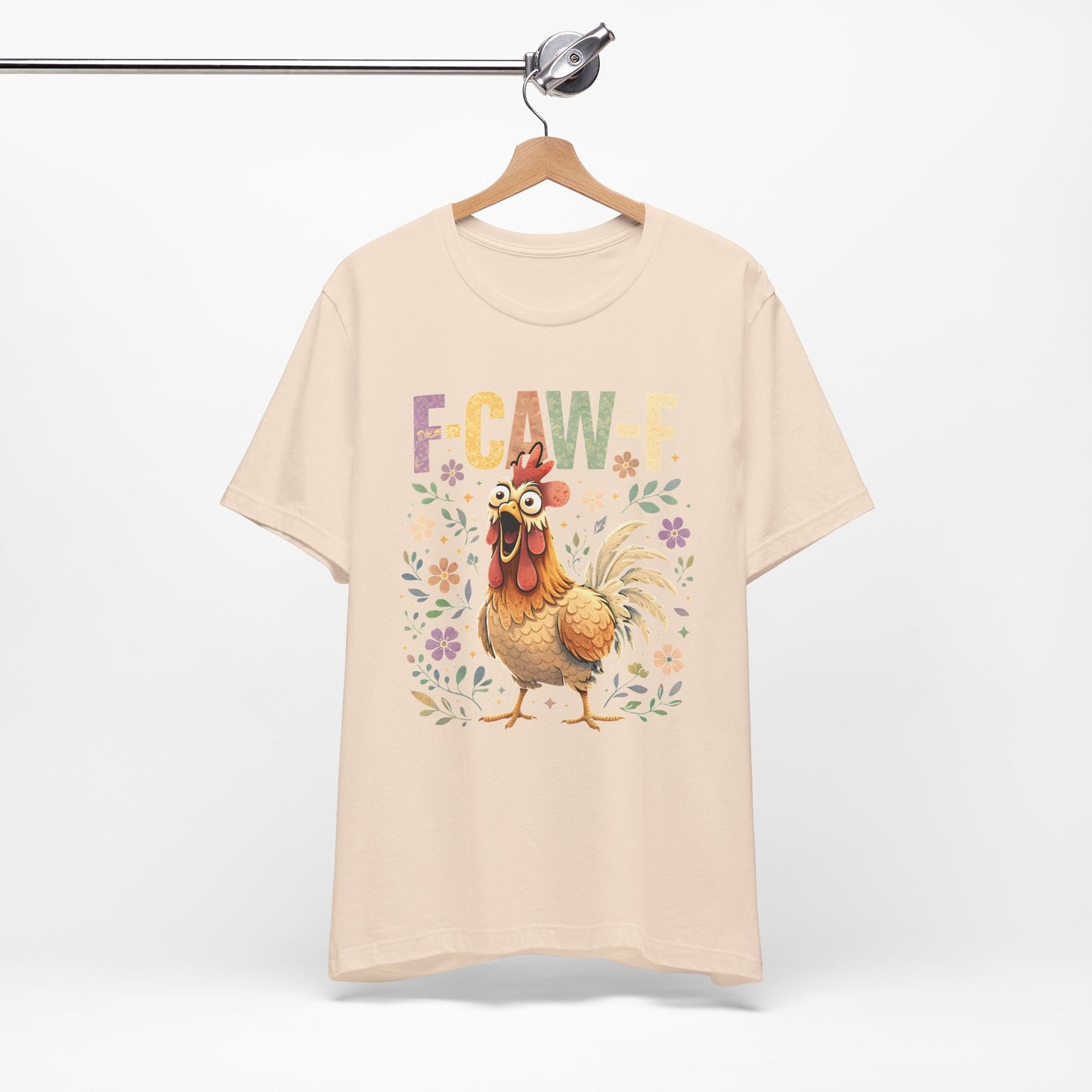 Rooster Floral F-CAW-F Graphic Tee