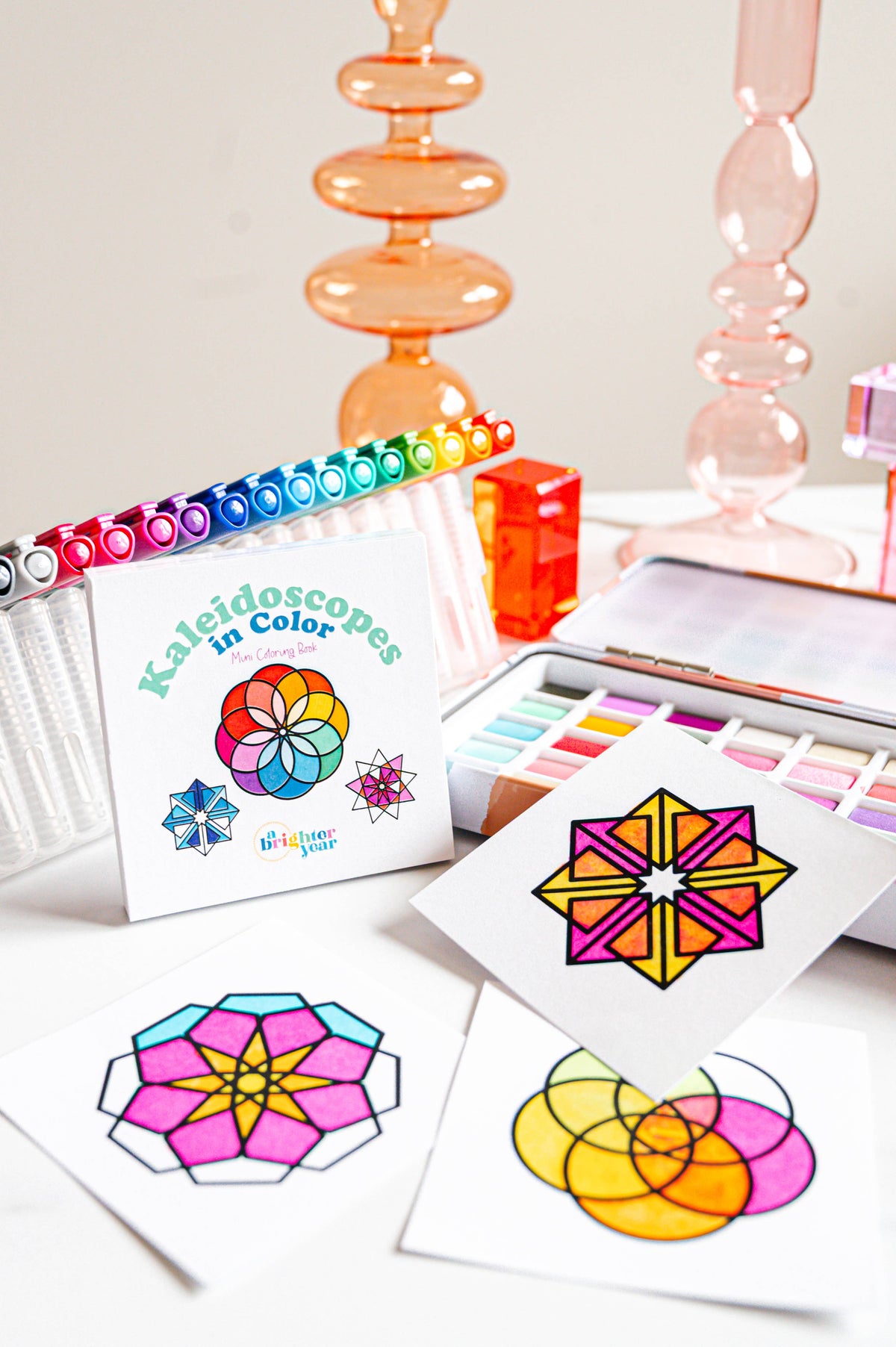 Kaleidoscopes Mini Coloring Book
