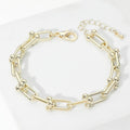Golden Connection Link Bracelet