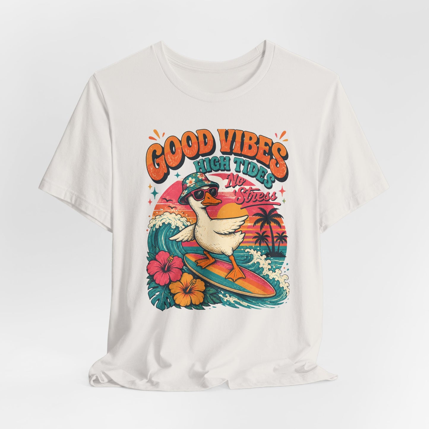 Good Vibes High Tides Goose Graphic Tee