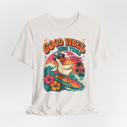 Good Vibes High Tides Goose Graphic Tee