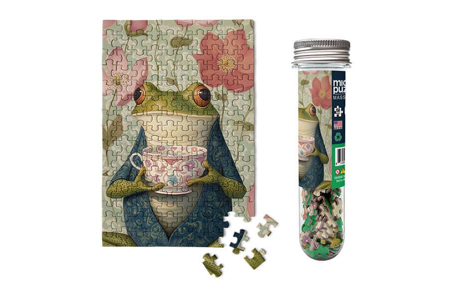 Tea-Time Frog Mini Puzzle